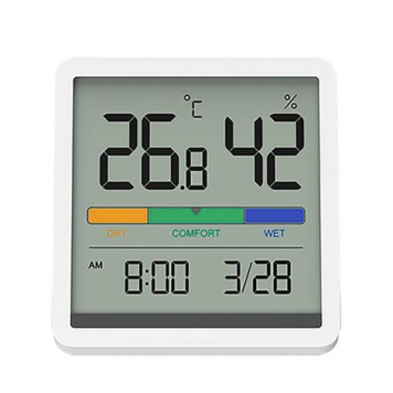 Термометр-гигрометр Xiaomi MIIIW Mute Thermometer And Hygrometer Clock S03 NK5253