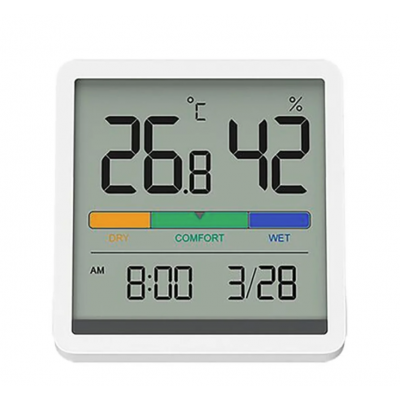 Термометр-гигрометр MIIIW Mute Thermometer And Hygrometer Clock S03 NK5253
