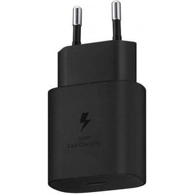 Сетевое зарядное устройство 25W PD 3A+2A черное