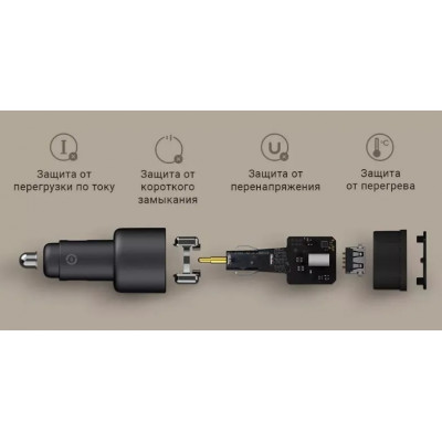 Автомобильное зарядное устройство Mi Quick Car Charger 100W CC07ZM-2
