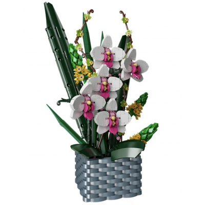 Конструктор Mould King 10025 Орхидея в горшке-1