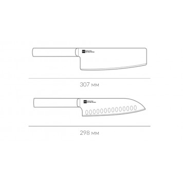 Набор ножей Xiaomi Huo Hou Heat Knife Set Two-Piece -3
