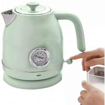 Электрический чайник Qcooker Retro Electric Kettle 1.7L RU (QS-1701) Green-2