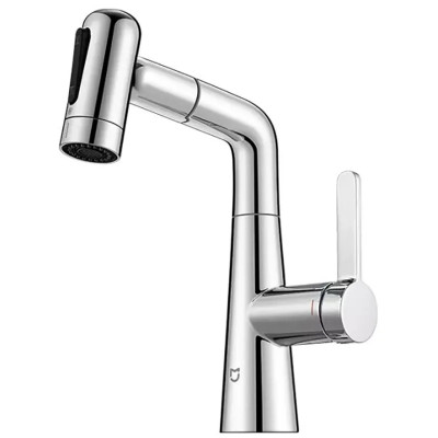 Смеситель для раковины Mijia Pull-Out Basic Faucet S1 (MJCLSMPLT01DB)