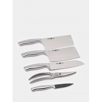 Набор ножей Xiaomi Huohou Nano Steel Knife set 6 in 1 -2