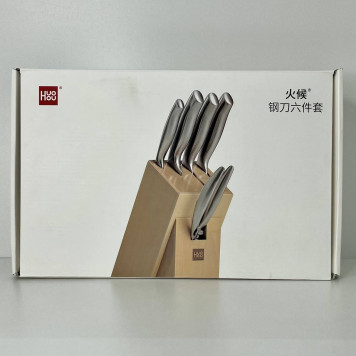 Набор ножей Xiaomi Huohou Nano Steel Knife set 6 in 1 -7