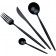 Набор столовых приборов Xiaomi Maison Maxx Stainless Steel Cutlery Set, Черный