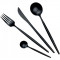 Набор столовых приборов Maison Maxx Stainless Steel Cutlery Set черный