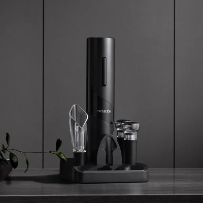 Винный набор Circle Joy Black Warrior Electric Wine Opener 5 in 1 Gift Set (CJ-TZ08)-2