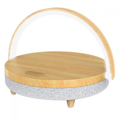 Колонка-ночник с функцией беспроводной зарядки Ezvalo Wireless Charging Music Desk Lamp (LYYD01)-1