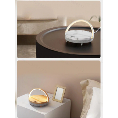 Колонка-ночник с функцией беспроводной зарядки Ezvalo Wireless Charging Music Desk Lamp (LYYD01)-5