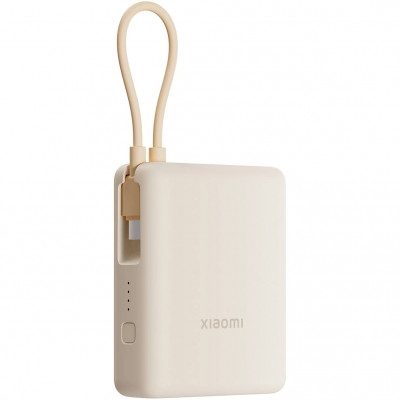 Внешний аккумулятор Xiaomi Power Integrated Cable 10000mAh 33W (PB1033MI) Бежевый-1