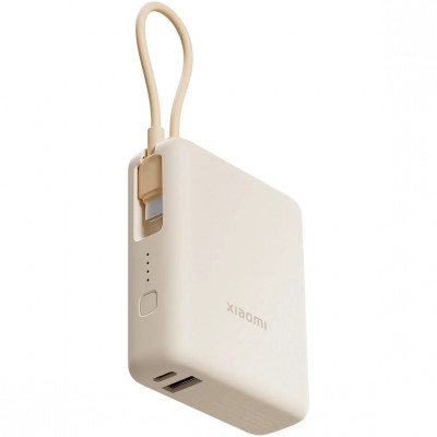 Внешний аккумулятор Xiaomi Power Integrated Cable 10000mAh 33W (PB1033MI) Бежевый-2