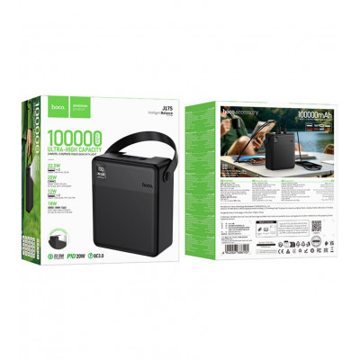 Внешний аккумулятор HOCO J175 USB 22.5W+Type-C PD 20W 100000mAh-5