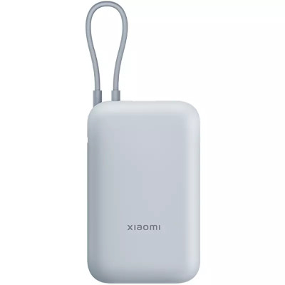 Внешний аккумулятор Xiaomi Power Bank With Cable USB-C 10000mAh Pocket Version (P15ZM) Blue