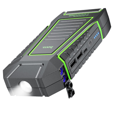 Автомобильное портативное пусковое устройство Hoco QS1 10000mAh 600A черное-1