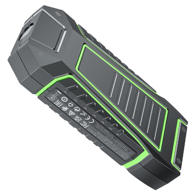 Автомобильное портативное пусковое устройство Hoco QS1 10000mAh 600A черное-3