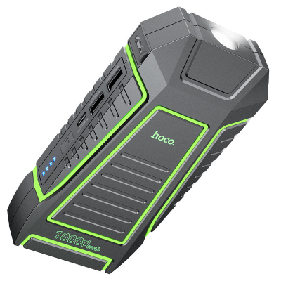 Автомобильное портативное пусковое устройство Hoco QS1 10000mAh 600A черное-4