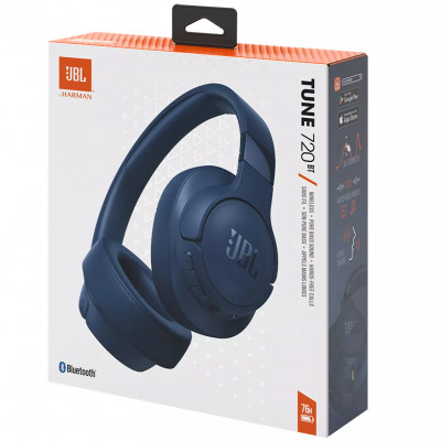 Беспроводные наушники JBL Tune 720BT Blue-10