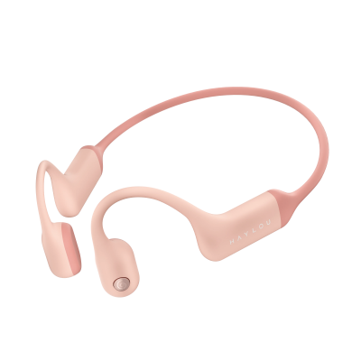 Беспроводные наушники с костной проводимостью Haylou BC01 розовые