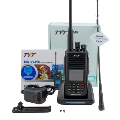 Радиостанция цифровая портативная TYT MD-UV390 DMR AES 10W-5