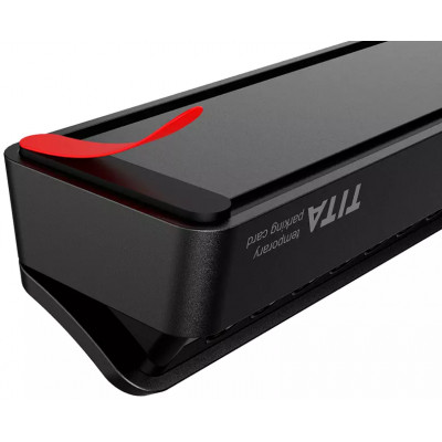 Карта парковки BCASE TITA Black Temporary Parking Card черная-1