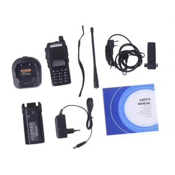 Рация портативная (радиостанция) Baofeng UV-82 8Вт/2800mAh, двухдиапазонная VHF(136-175 Mhz) UHF(400-520 Mhz)-1