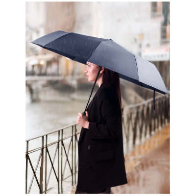 Зонт автоматический Zuodu Full Automatic Umbrella Led, синий-4