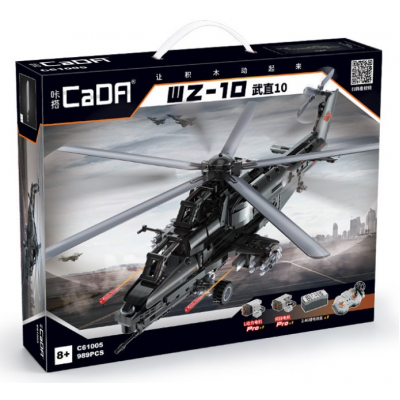 Конструктор CADA Technic C61005W Военный вертолет WZ-10 на р/у-1