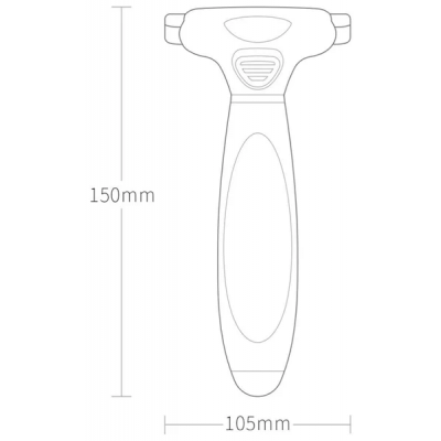 Фурминатор (расческа для животных) Pawbby Type Anti-Hair Cutter Comb MG-PCO001 белый-2