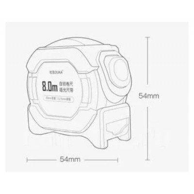 Рулетка измерительная Duka SD Precision 8m-1