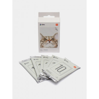 Фотобумага для принтера Mijia Pocket Printer 50 листов-3