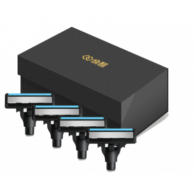 Сменные лезвия для станка бритвы Huanxing Razor Lemon 4шт-2